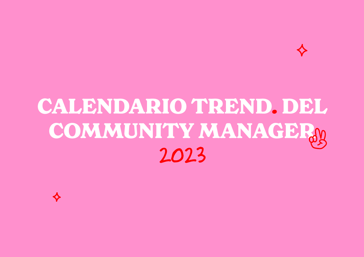 Calendario Community Manager Agencia Trend